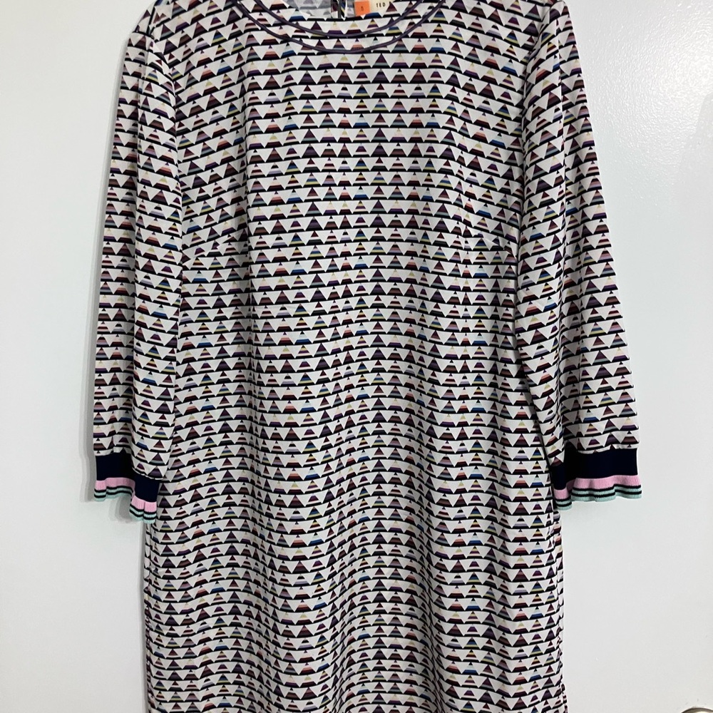 Ted Baker Patterned Multicolor Dress - image 1